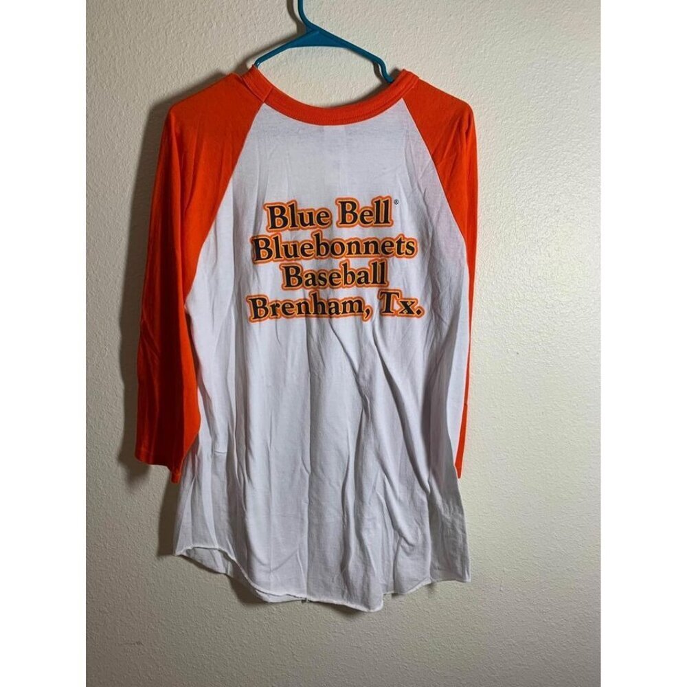 Blue Bell Ice Cream Raglan Baseball TShirt Adult Size Large